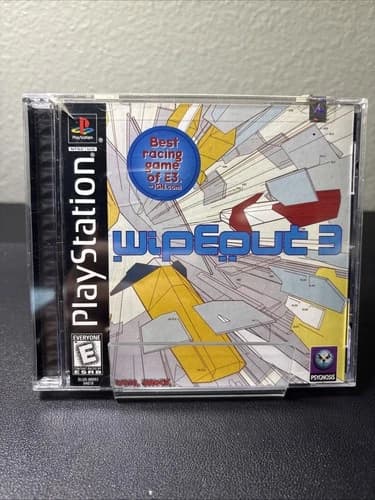 Wipeout 3 (Sony PlayStation 1, 1999) PS1 Complete CIB W/ Reg Card