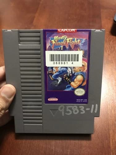Mighty Final Fight Nintendo NES Authentic Cartridge 1993 Edition WORKS