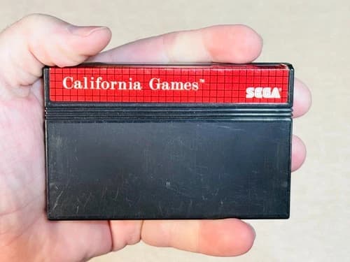 California Games (Sega Master System) Game Cartridge - Tested & Works