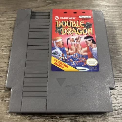Double Dragon Nintendo NES 1988 Video Game Cartridge Authentic Tested