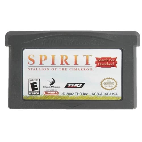 Game Boy Advance Spirit Stallion Of The Cimarron Search For Homeland 2002 USA