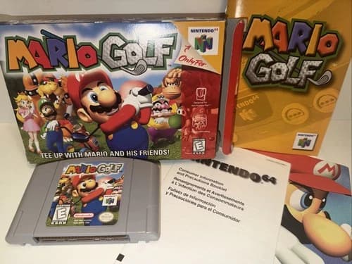 Mario Golf Nintendo 64 N64 Authentic Complete In Box CIB