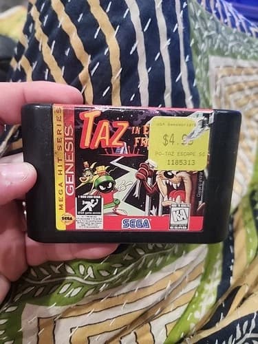 Taz in Escape From Mars (Sega Genesis, 1994) Cartridge Only - Tested Works
