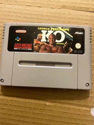 SNES - George Foreman's KO Boxing - Cartridge only