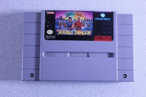 Super Double Dragon Super Nintendo SNES 1992 Tradewest Cartridge Only Beat Em Up
