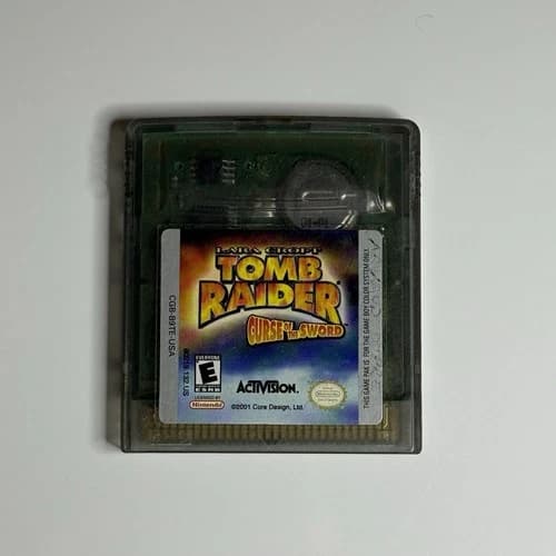 Tomb Raider Lara Croft: Curse of The Sword Nintendo GameBoy Color Cartridge Only