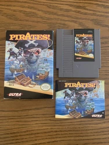 NES Nintendo Pirates! CIB