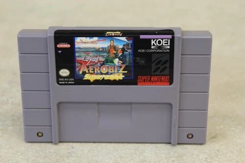 Aerobiz - Nintendo SNES, 1991 (Cartridge Only) *Pre-owned* FREE SHIPPING