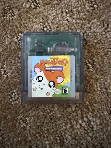 Hamtaro Ham-Hams Unite Nintendo Game Boy Color Tested Authentic