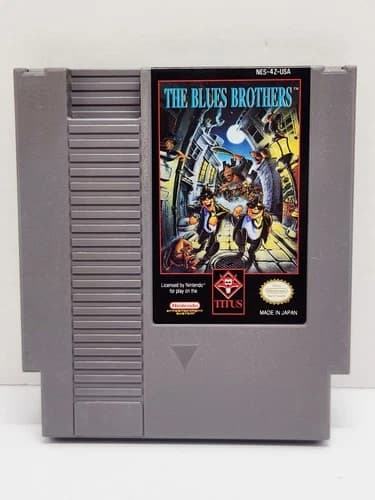 The Blues Brothers Nintendo NES Authentic Tested Working