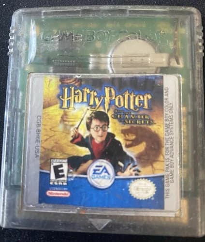 Harry Potter and the Chamber of Secrets (Nintendo Game Boy Color, 2000) TESTED