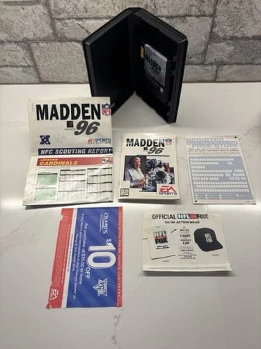 Madden NFL '96 (Sega Genesis, 1995) Complete in box | Tested