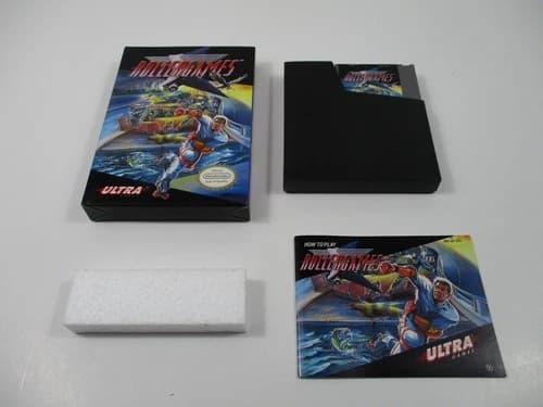 ROLLERGAMES Nintendo NES Game Complete In Box Authentic!