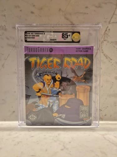 VGA 85+ 1990 NEC TURBOGRAFX-16 TIGER ROAD GOLD LABEL (RARE HIGH GRADE)