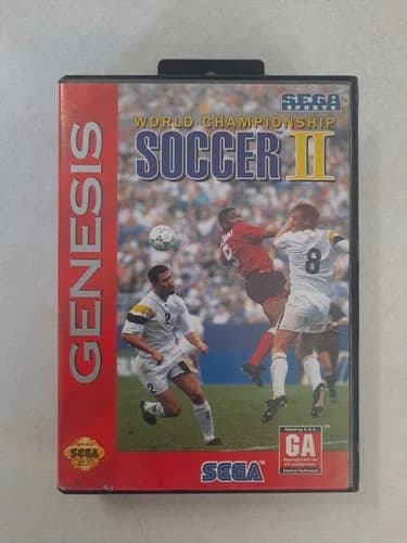 World Championship Soccer II (Sega Genesis 1994) CIB Complete