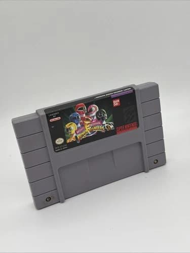 1994 Super Nintendo Entertainment System Mighty Morphin Power Rangers
