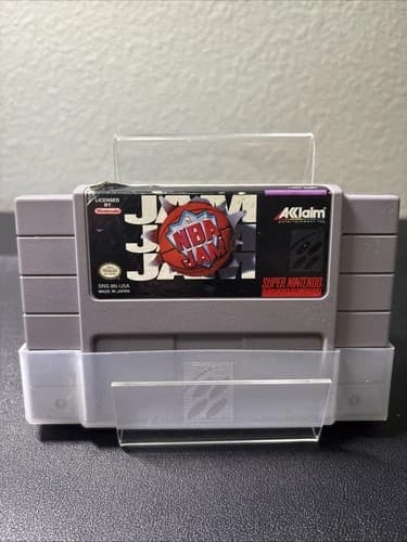 NBA Jam (Super Nintendo SNES, 1994) Cartridge ONLY Tested Working