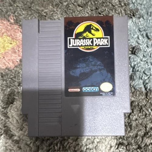 Ocean of America Inc Jurassic Park Nintendo NES NTSC-U/C Game Cartridge Classic