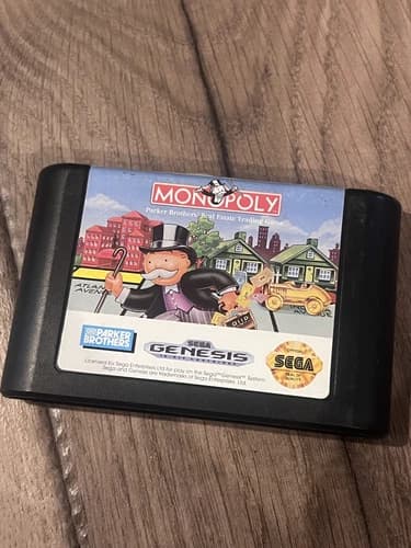 Monopoly (Sega Genesis, 1992) CART ONLY