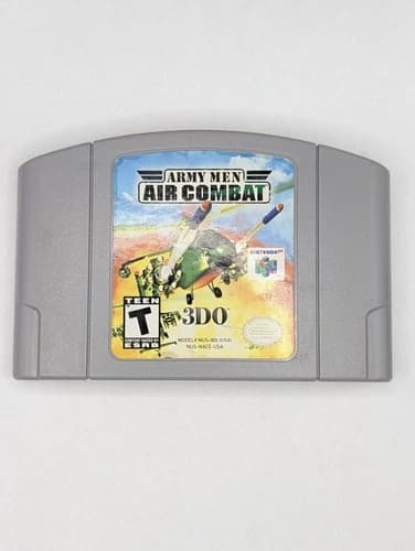 Army Men: Air Combat (Nintendo 64, 2000) N64 Cart Only (Grey Variant) - Tested