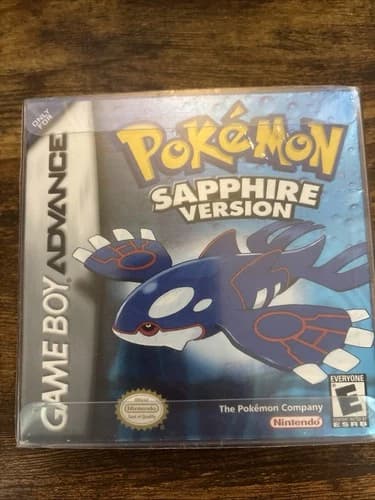 Pokemon: Sapphire Version (Game Boy Advance, 2003) CIB Authentic