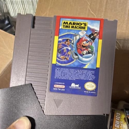 Nintendo Mario's Time Machine (NES) Mario Series Game Cartridge
