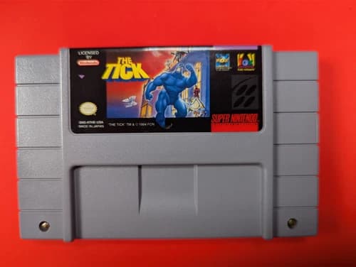 The Tick (Super Nintendo Entertainment System, 1994) Cleaned, Tested WORKING