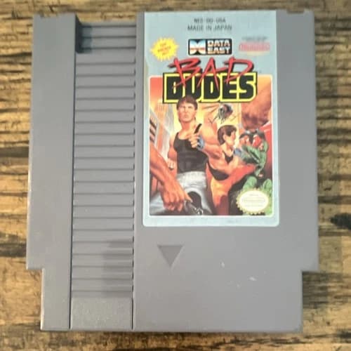 Data East Bad Dudes Nintendo NES Game Cartridge NTSC-U/C US/Canada