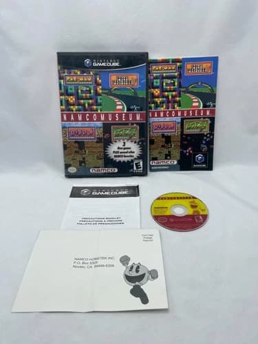 Namco Museum (Nintendo GameCube, 2002) Complete w/ Manual - Tested