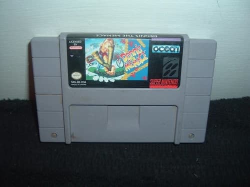 Dennis The Menace (Super Nintendo Entertainment System, 1993) SNES Cart Only