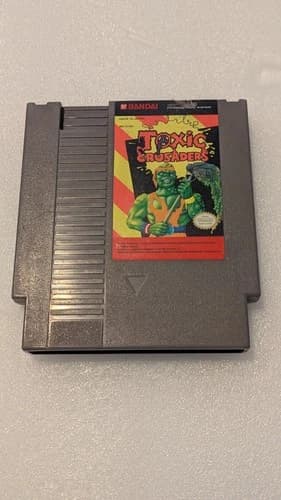 NINTENDO NES GAME - TOXIC CRUSADERS - NES-TX-USA - ORIGINAL/WORKING/GOOD SHAPE