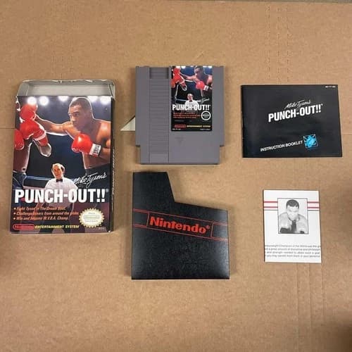 Nintendo NES Mike Tyson's Punch-Out! 1987 Complete!