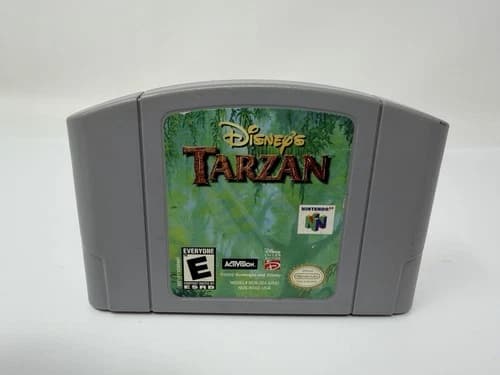 Disney's Tarzan (Nintendo 64 N64) Authentic Clean And Tested!