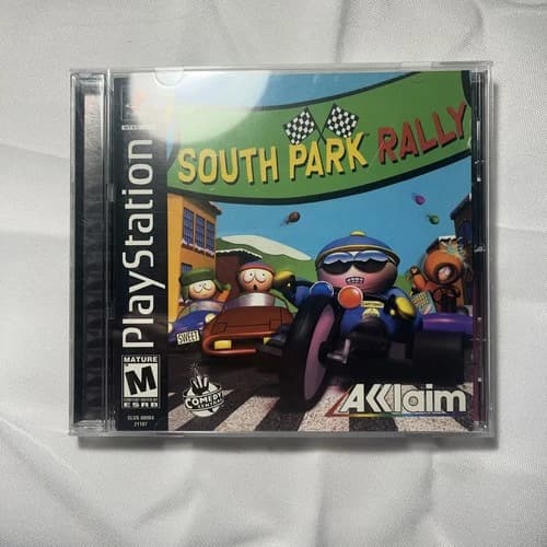South Park Rally Sony PlayStation 1 PS1 Complete W/ Reg Card