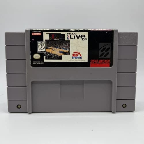 SNES NBA Live 96 Authentic Official Super Nintendo EA Sports Cartridge Only 1995