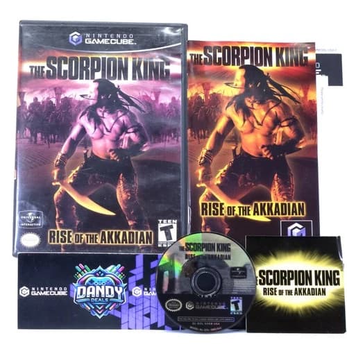 The Scorpion King Rise of the Akkadian GC CIB W/ Manual - GameCube
