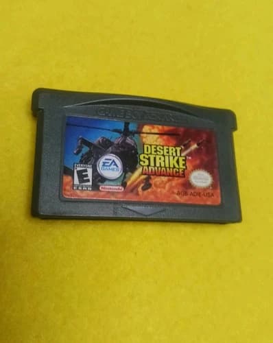 Desert Strike Advance (Nintendo Game Boy Advance) Agb-002 Tested - Authentic