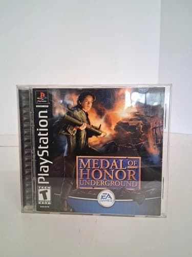 Medal of Honor: Underground PS1 (Sony PlayStation 1, 2000) Complete