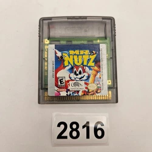 MR NUTZ NINTENDO GAMEBOY COLOR GBC TESTED AUTHENTIC