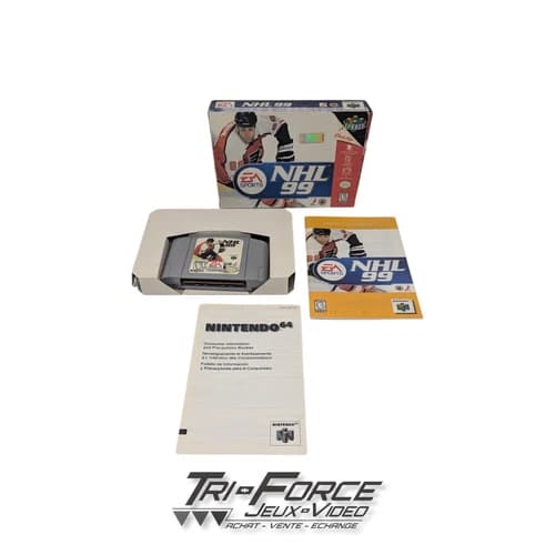 NHL 99 Nintendo 64 N64 Authentic CIB Complete, Tested ! Free shipping