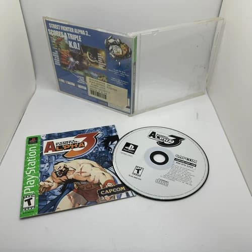 Street Fighter Alpha 3 (PS1 Sony PlayStation 1, 1999) Greatest Hits Complete