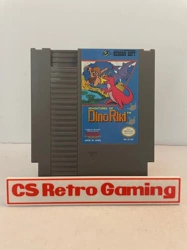 Adventures of Dino Riki (Nintendo NES) Authentic Cleaned Tested Works