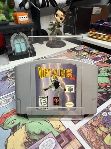 Virtual Chess 64 Nintendo 64 N64 Game Authentic tested Rare