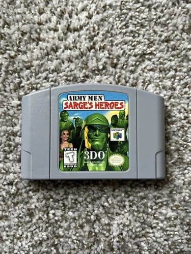 Army Men: Sarge's Heroes - (Nintendo 64 N64) - Tested & Working