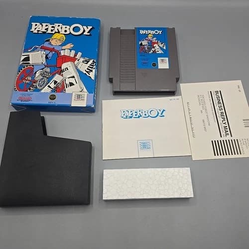 Paperboy - Nintendo Entertainment System - NES - CIB Complete With Manual