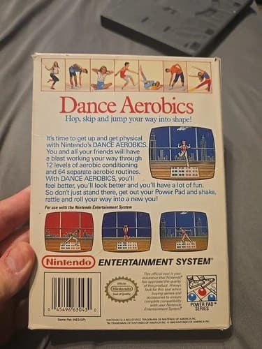 Dance Aerobics (Nintendo Entertainment System, 1989) CIB TESTED AND WORKING