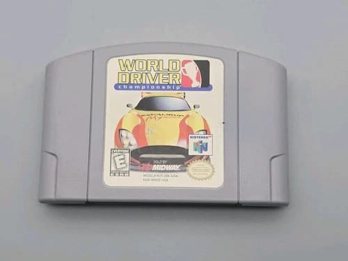World Driver Championship 1999 N64 - Authentic - Tested!