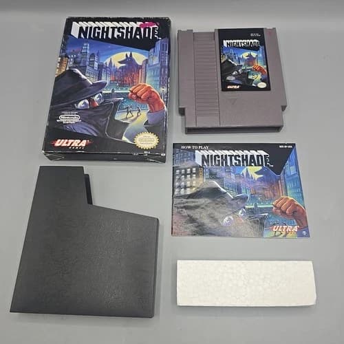Nightshade (Nintendo Entertainment System NES) Complete With Manual CIB