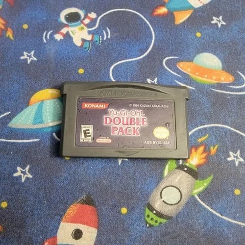 Yu-Gi-Oh Double Pack Nintendo Game Boy Advance GBA Reshef of destruction/Sacred