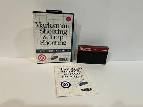 Marksman Shooting/Trap Shooting (Sega Master System, 1987) - Complete - Tested